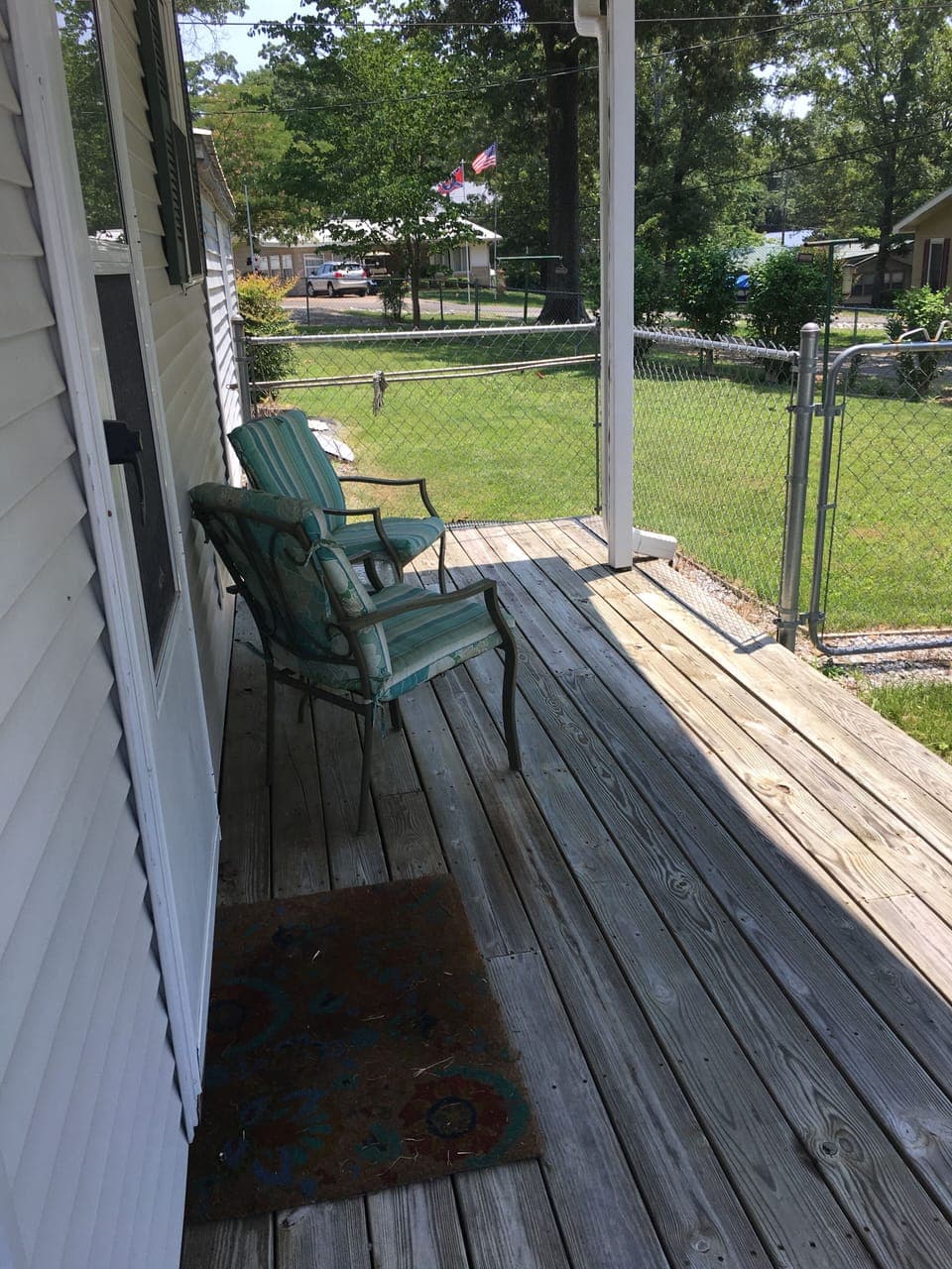 Back of cottage.....