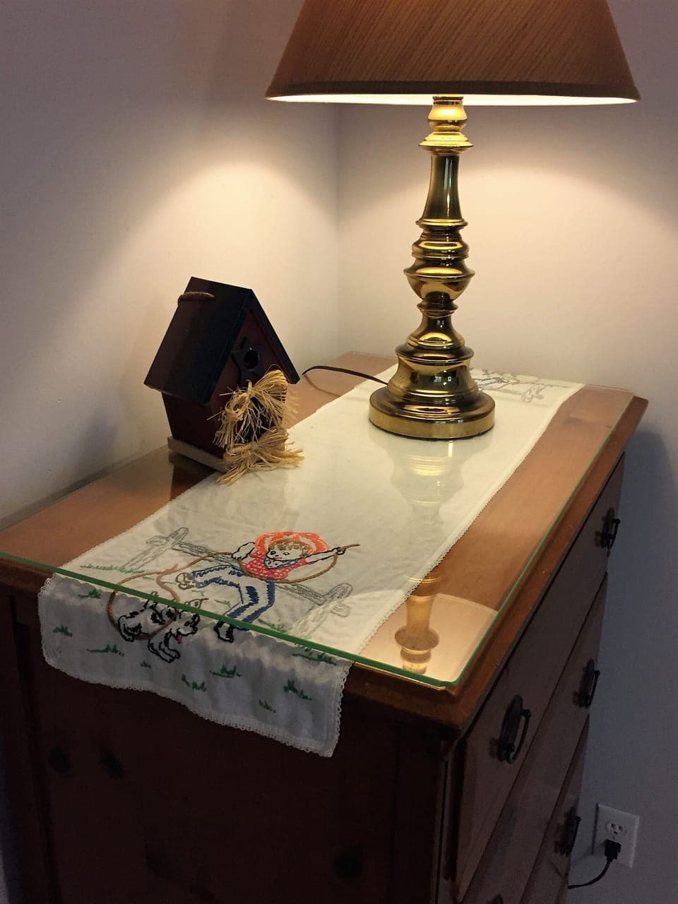 Maple Dresser Top in the Maple Room