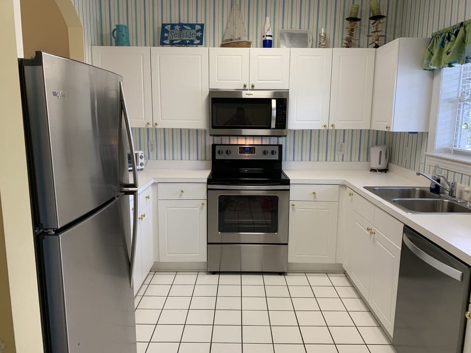 Kitchen with new appliances
