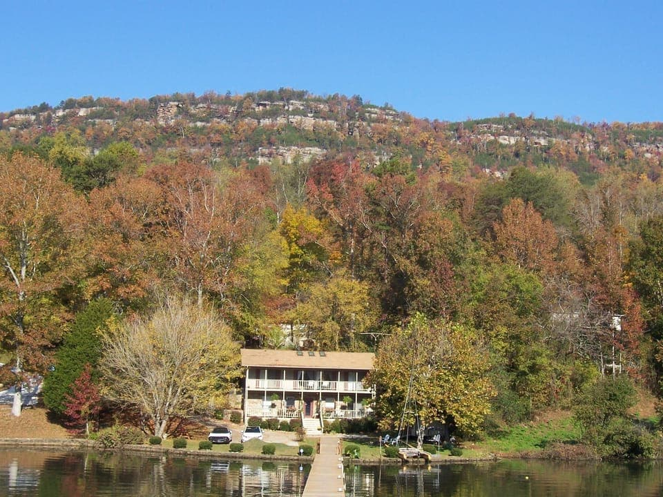 View of the Main Bed and Breakfast from the Boathouse...