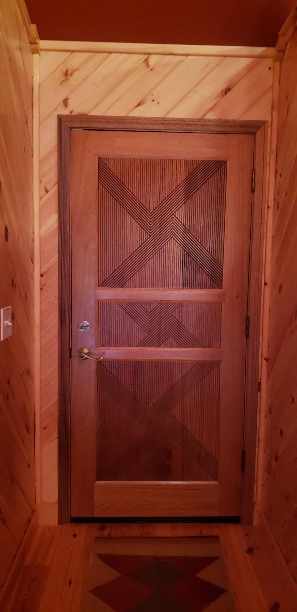 Back door leading to back deck area, 36" wide wheelchair accessible.