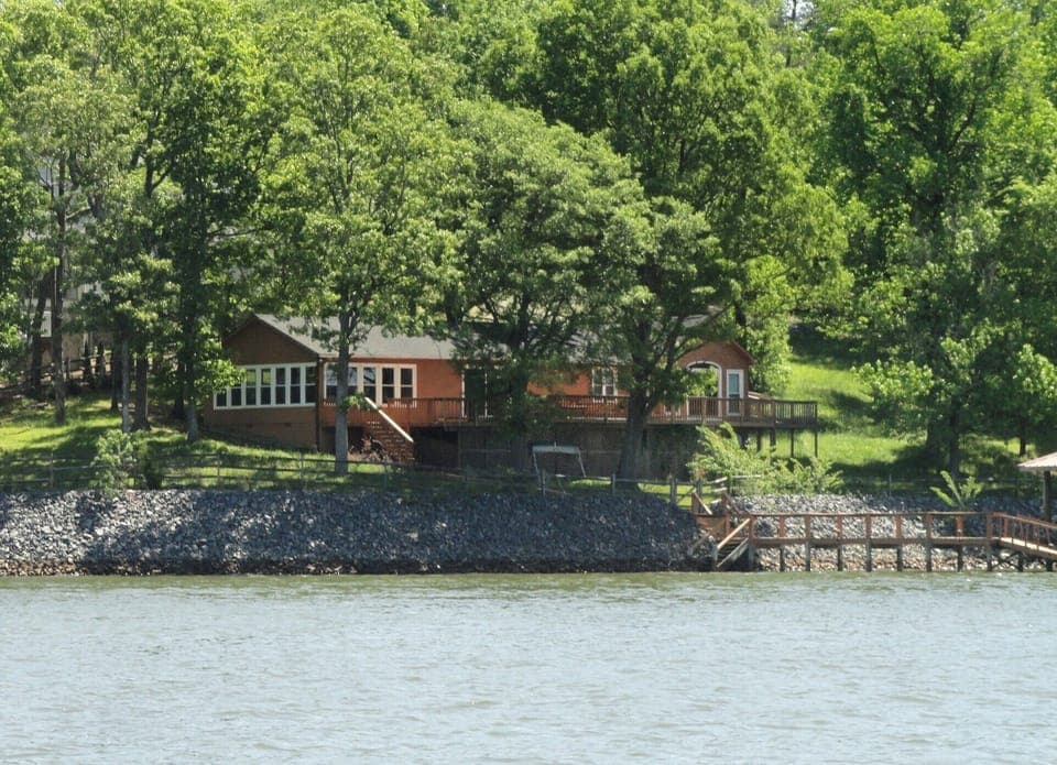 View of Cabin from Lake Wylie