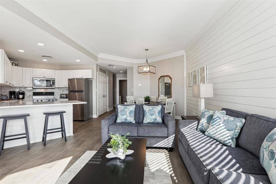 Living Room, Dining Area and Kitchen at 2313 SeaCrest