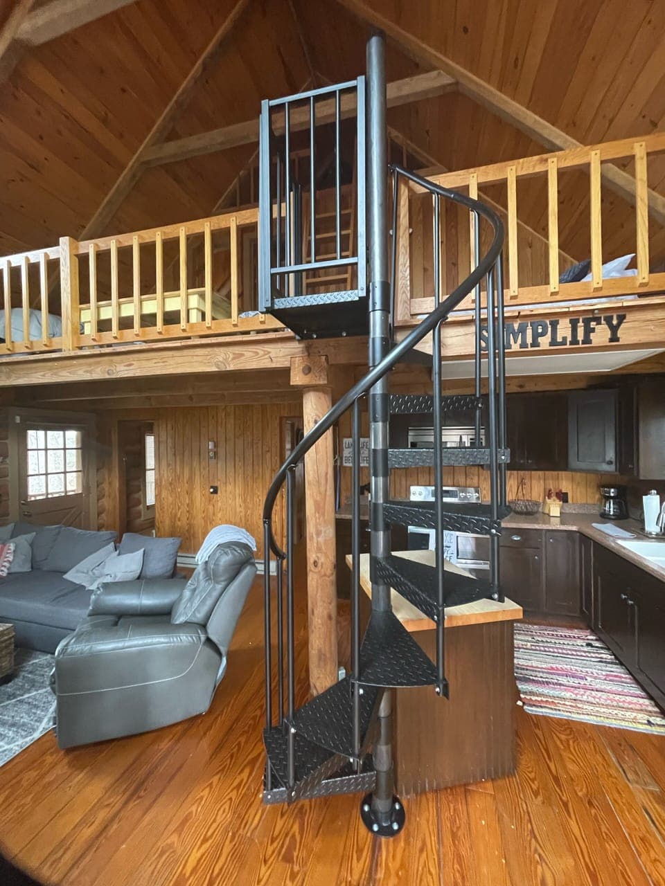 New spiral staircase 