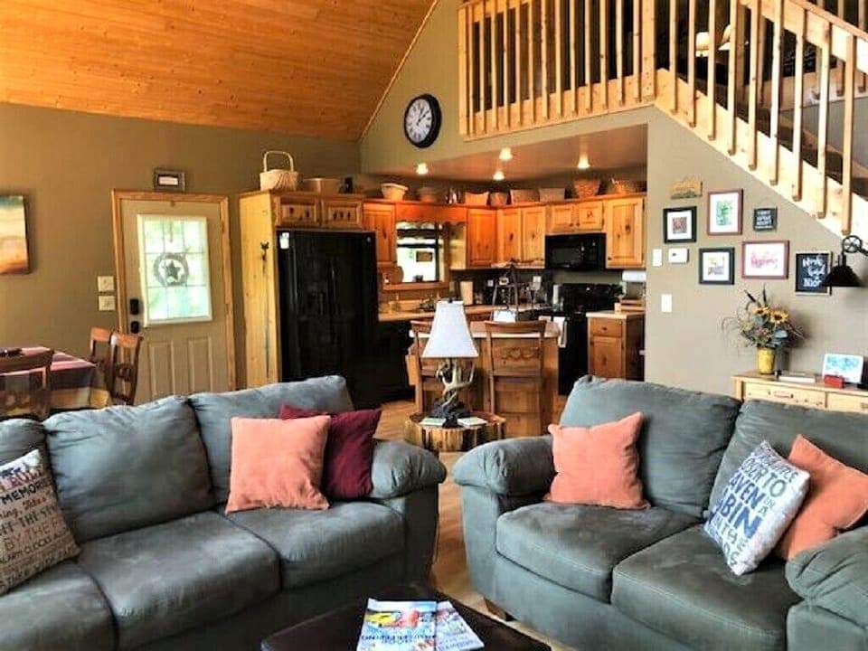 Open kitchen. 