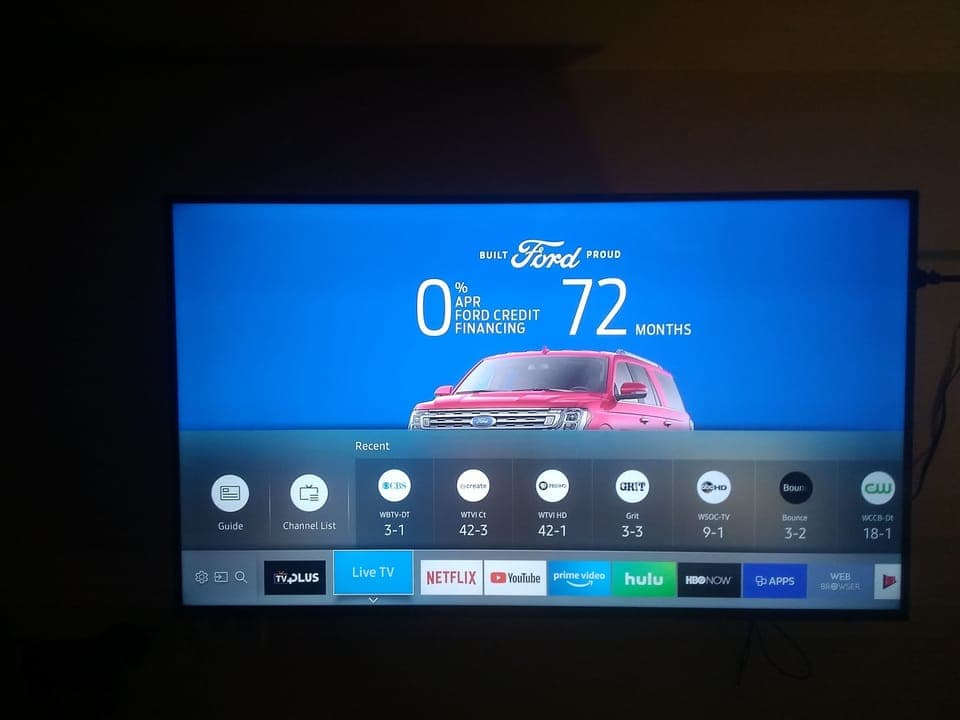 Smart TV in the family Room
Home has 4 TV upstairs in all rooms except Office