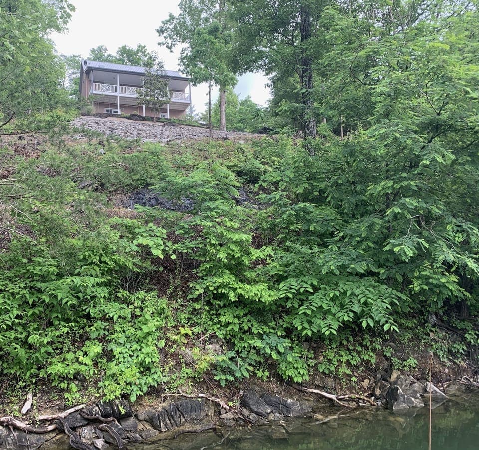 house view from dock