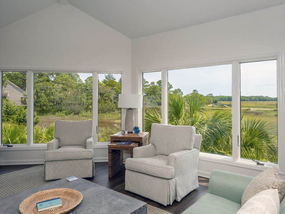 Stunning views of Seabrook Islands natural beauty and the marsh