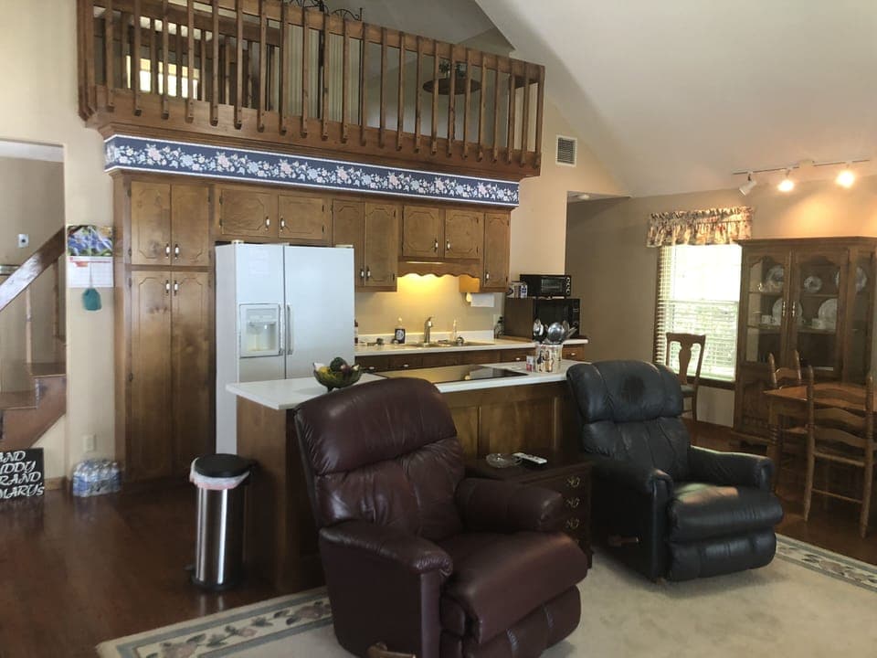Upstairs kitchen