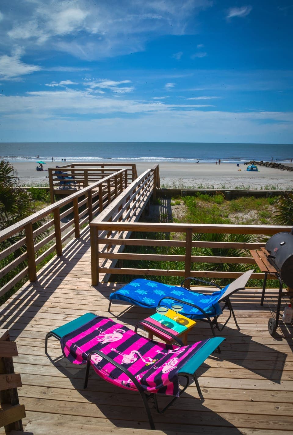 Sunbathing deck