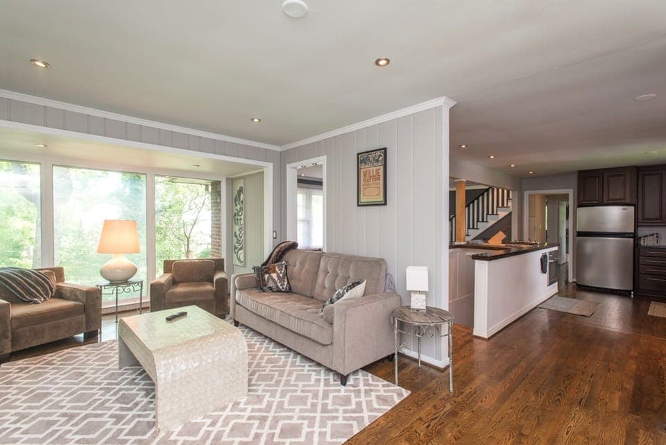 Open floor plan 