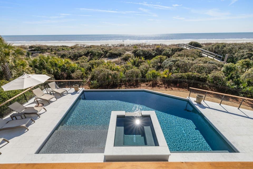 Pool and Spa Overlooking the Ocean