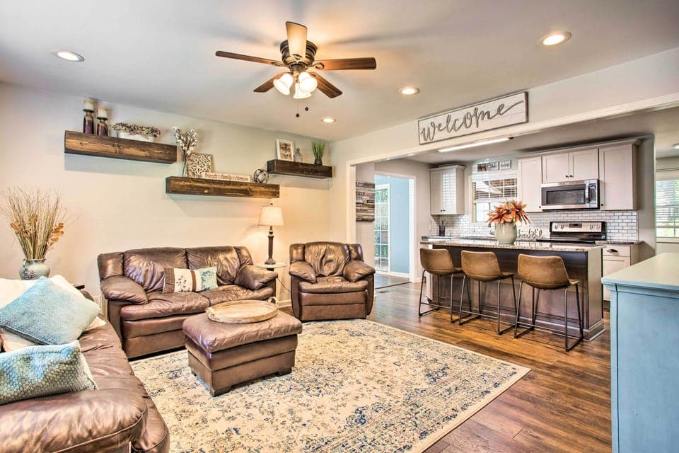 Clemson Vacation Rental | 3BR | 2.5BA | 1,750 Sq Ft | Stairs to Access