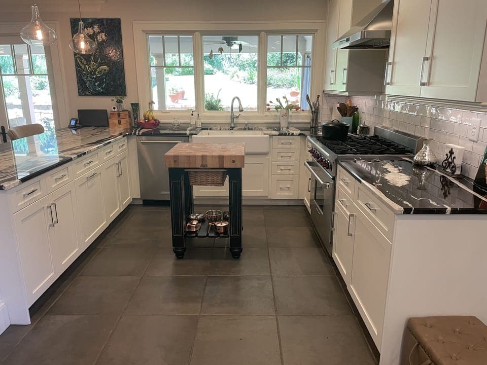 Kitchen area.