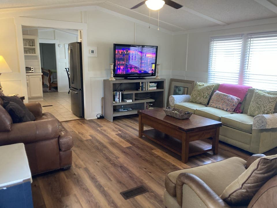 Living Room Queen Pullout Sofa