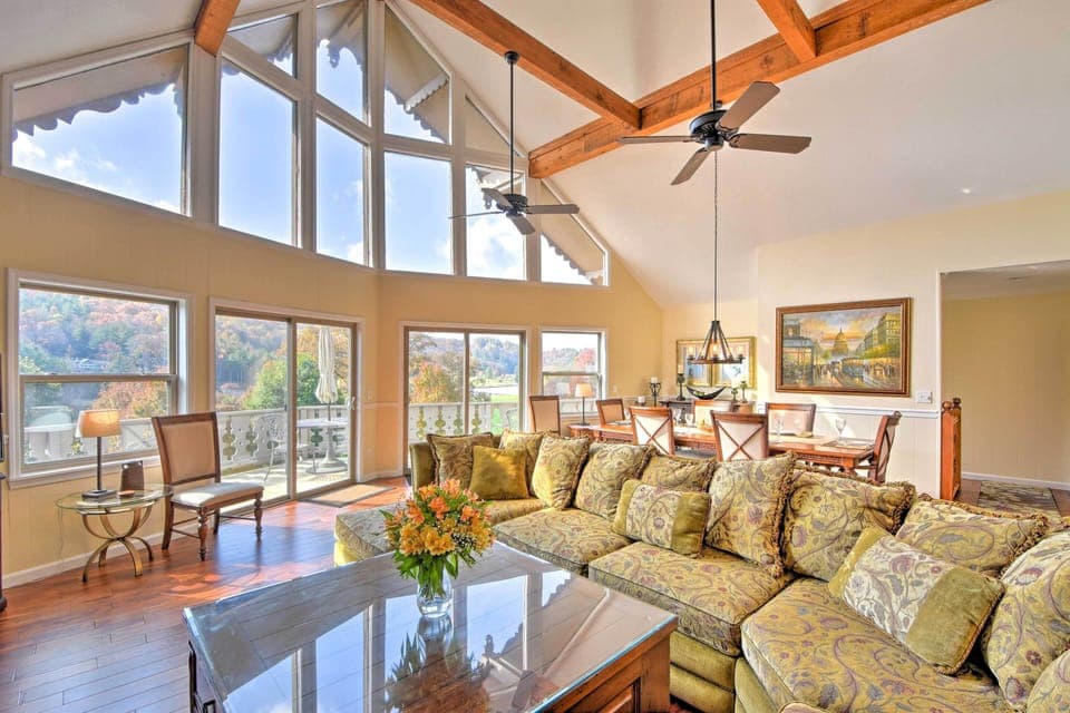 Sky Valley Vacation Rental | 3BR | 3.5BA | Stairs Required to Access