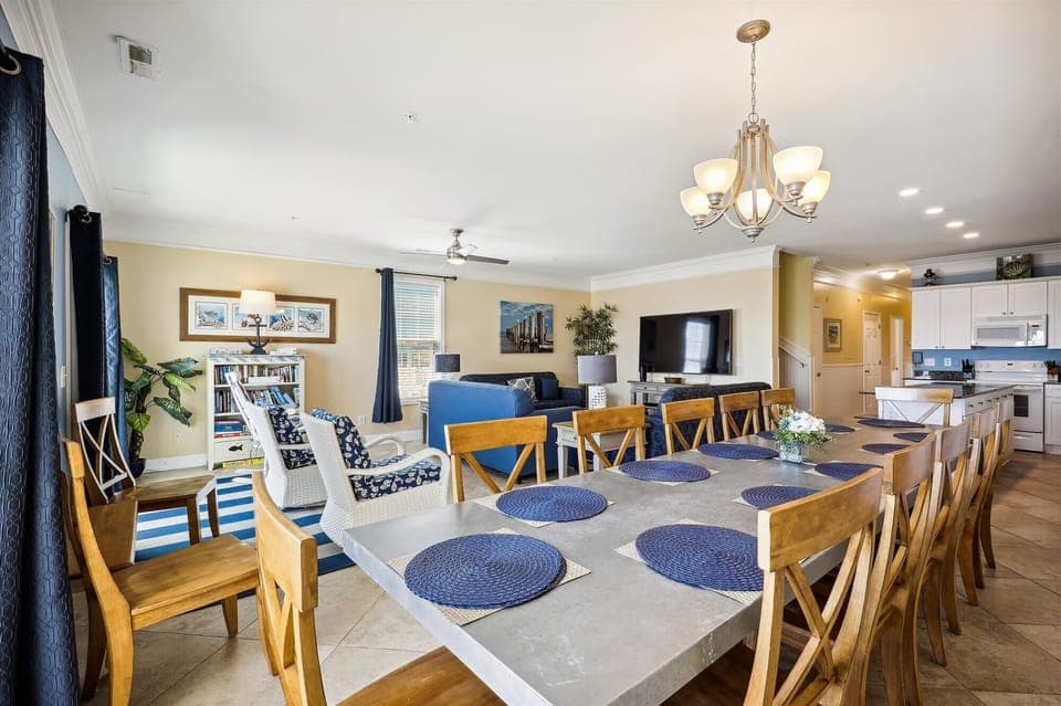 Sit together and enjoy a home cooked meal and chat about your fun-filled day!