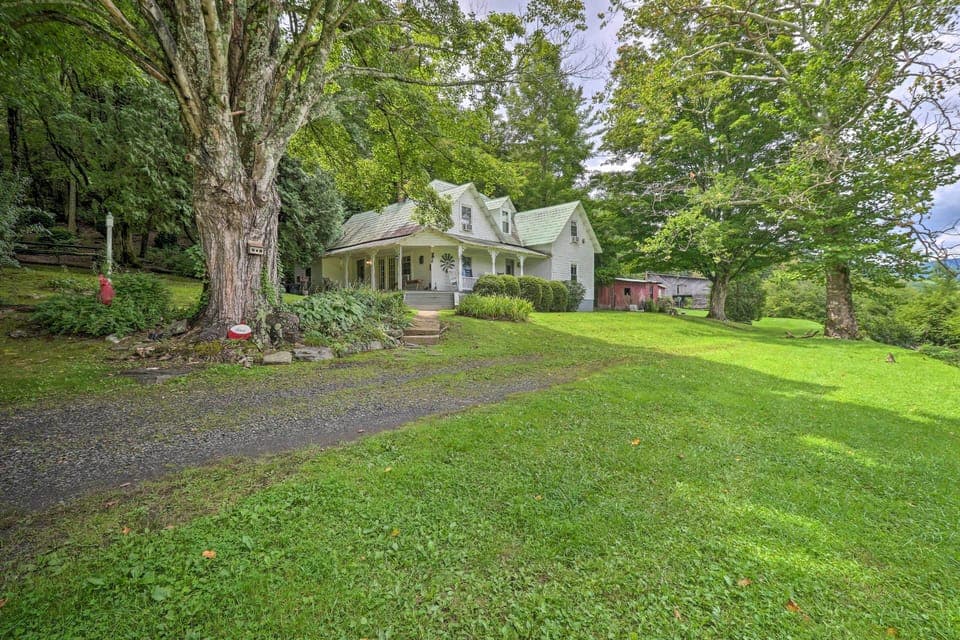 Exterior | Spacious Yard | Charcoal Grill
