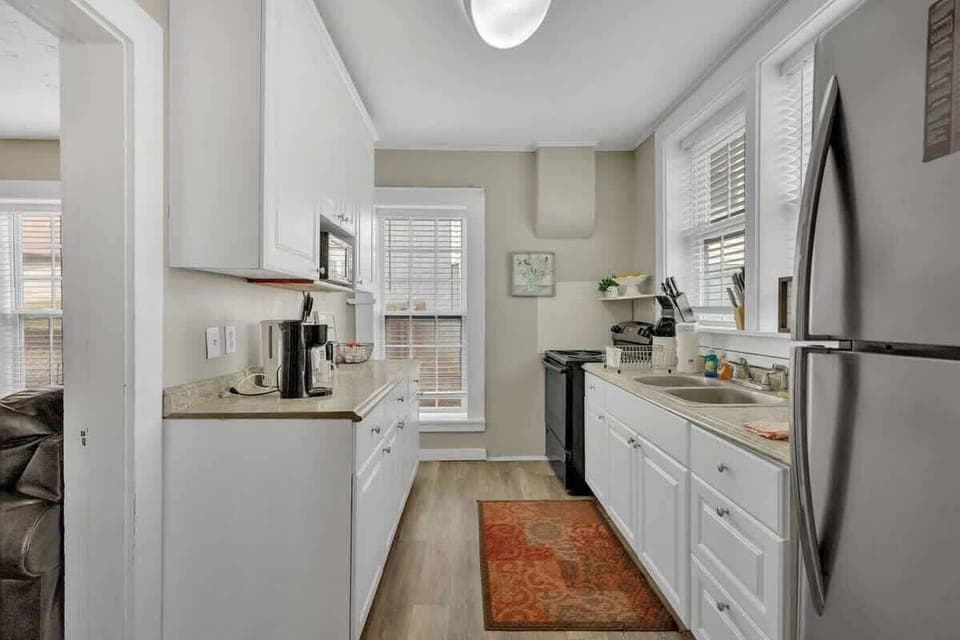Fully stocked kitchen
