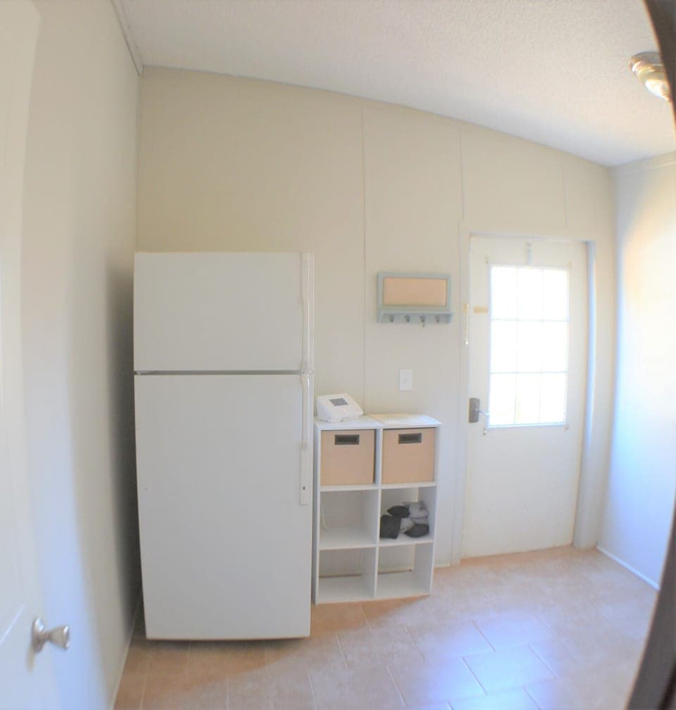 Extra fridge. May contain some things of owners but still can be used.