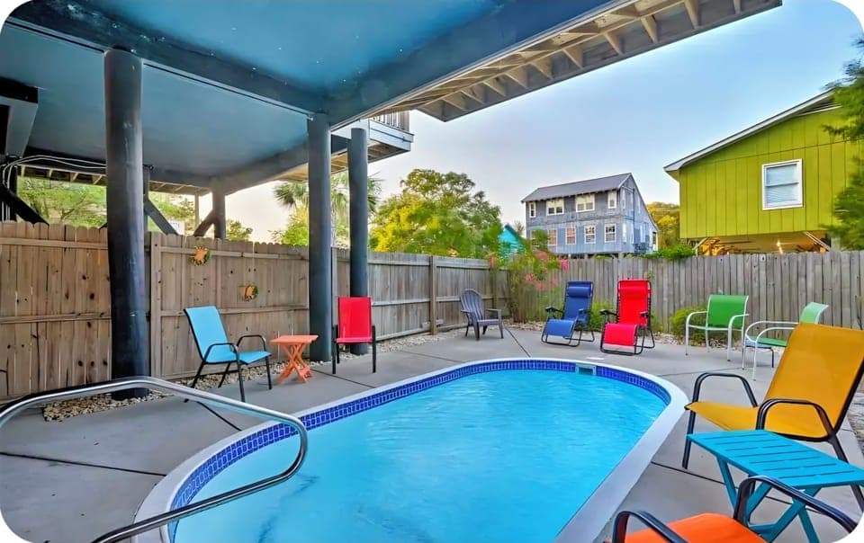 Plunge pool.