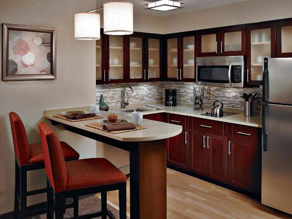 Make a quick meal in your kitchen.