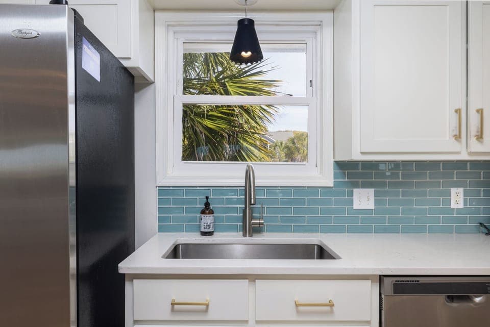 Pop the window over the kitchen sink and take in the ocean air