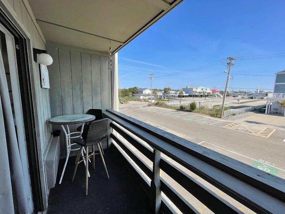 Private Balcony off the Bedroom