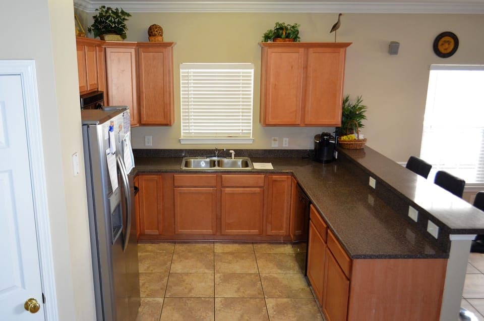 Lots of prep spaces for meals & snacks.