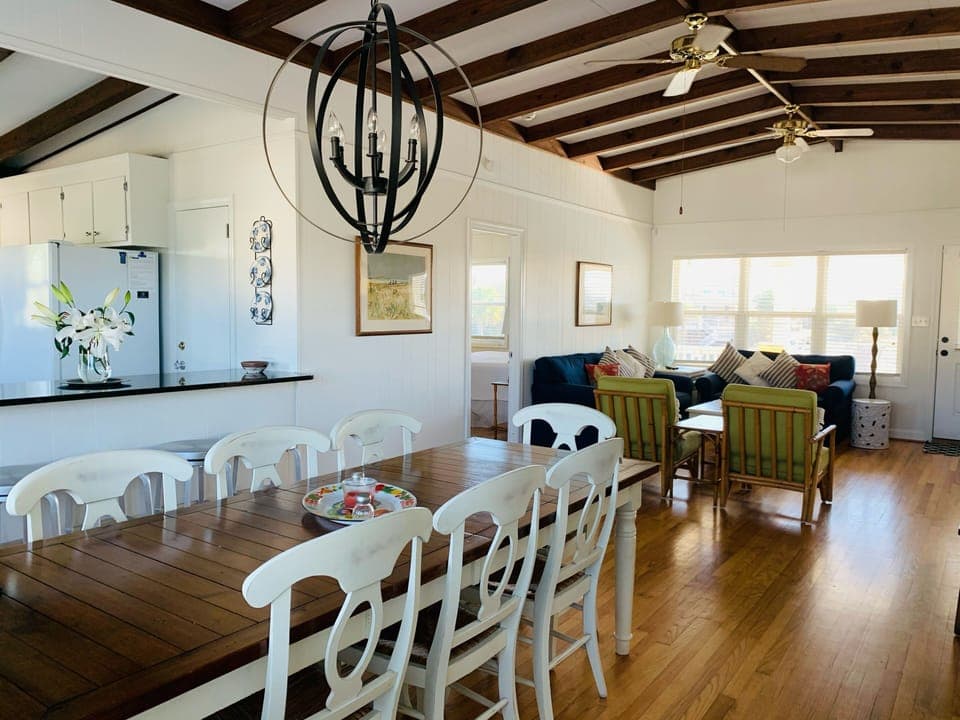 Dining and Living Space Flow Together
