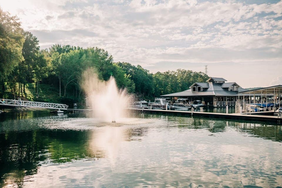 Marina fountain