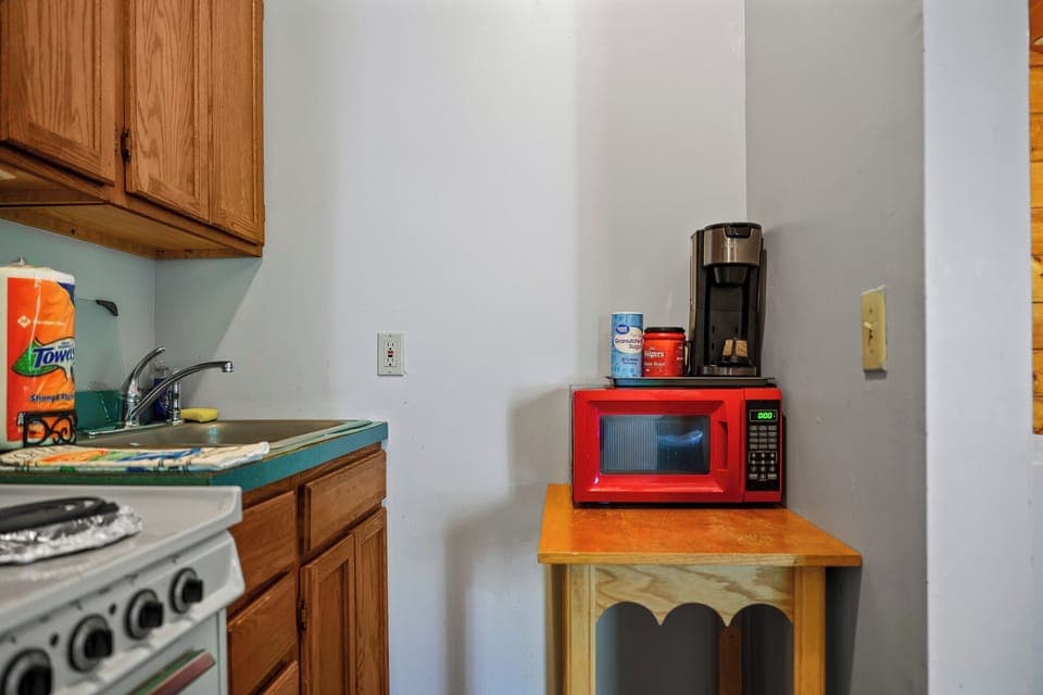 Fully stocked kitchen = cook your favorites, skip the crowds.