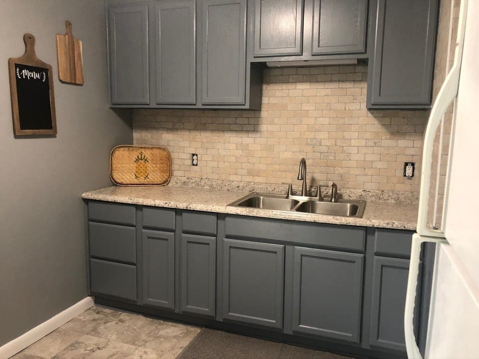 Open concept kitchen 