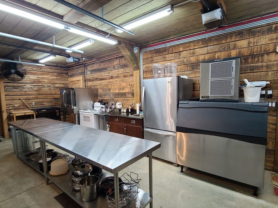 The Stables Kitchen is available to all guests on the property.