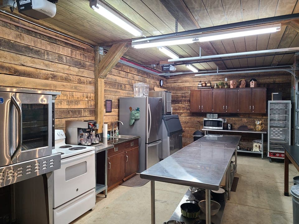 The Stables Kitchen is available to all guests on the property.
