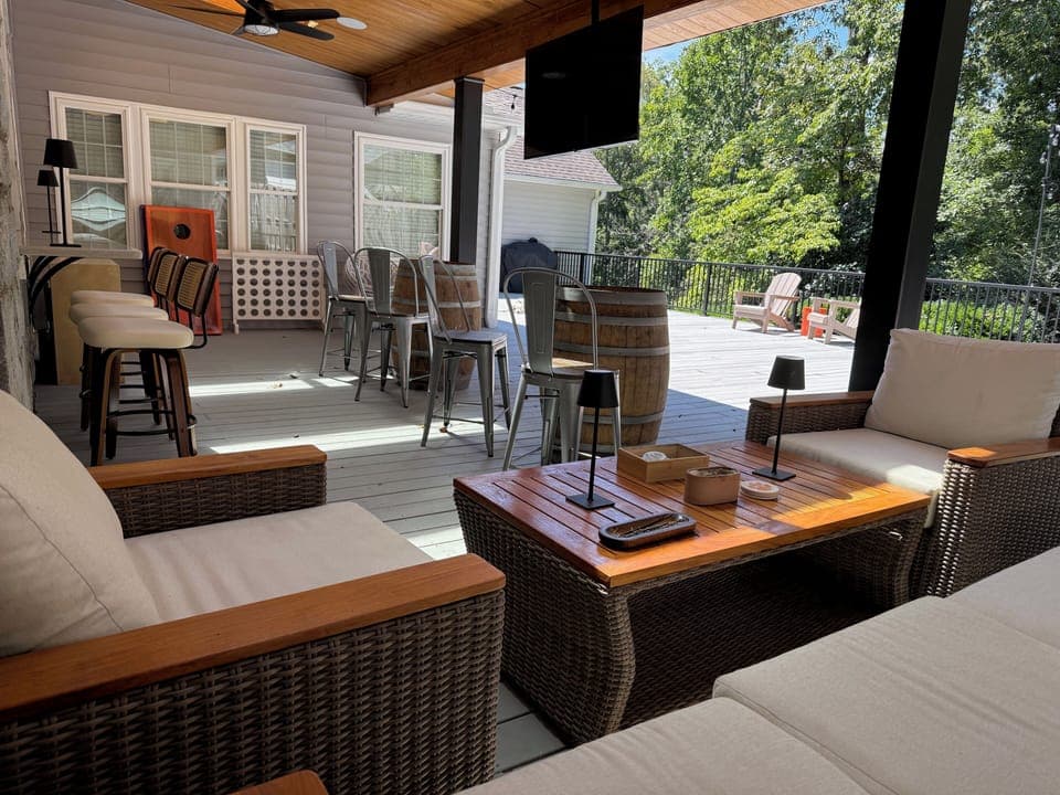 Covered porch