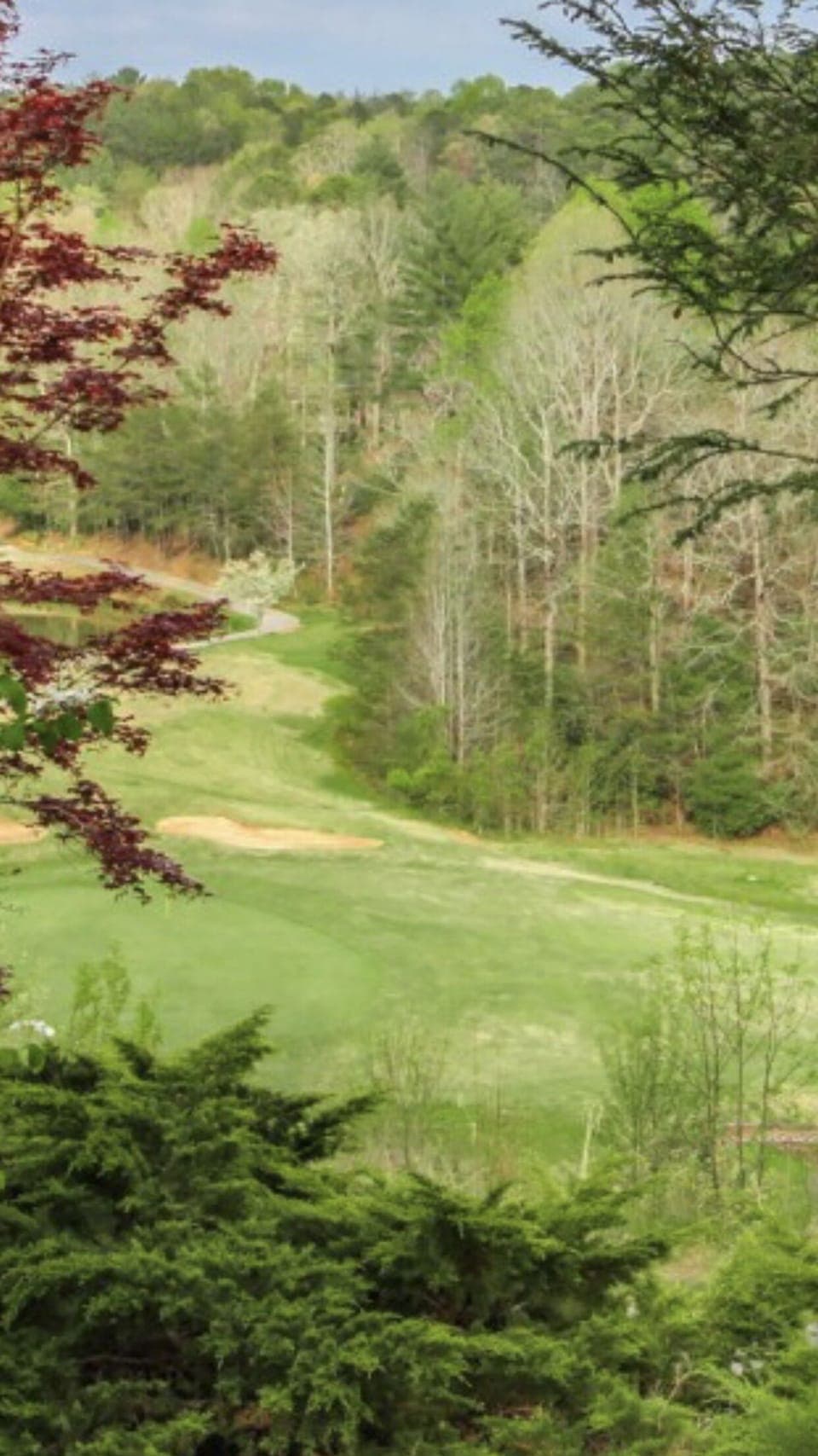 One of the holes at the Innsbruck golf club