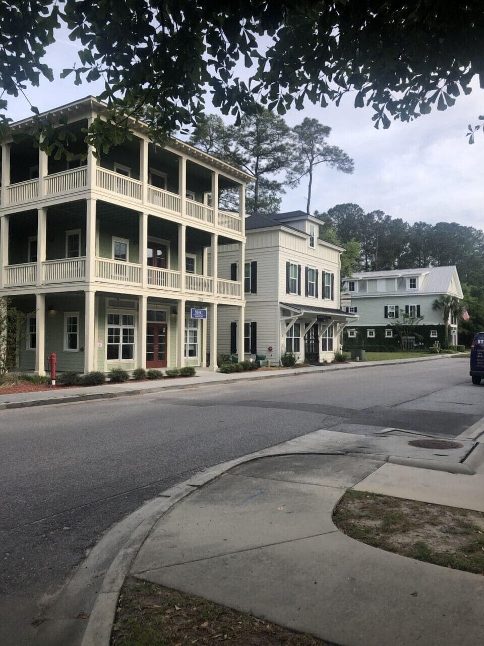 Streetscape on other side of our street