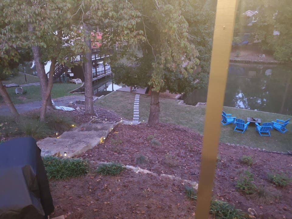 Deck view - Firepit, Grill, Dock & Boat Launch