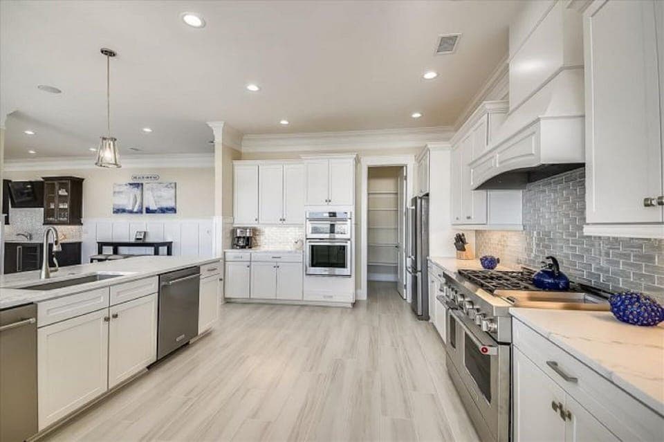 The family chef will love this updated kitchen complete with a huge workspace.