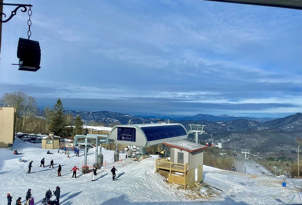 Ski lift. 