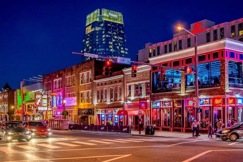 Walk to Broadway! 
We are 1 mile to all the action put your boots on the music is calling you in ... 
