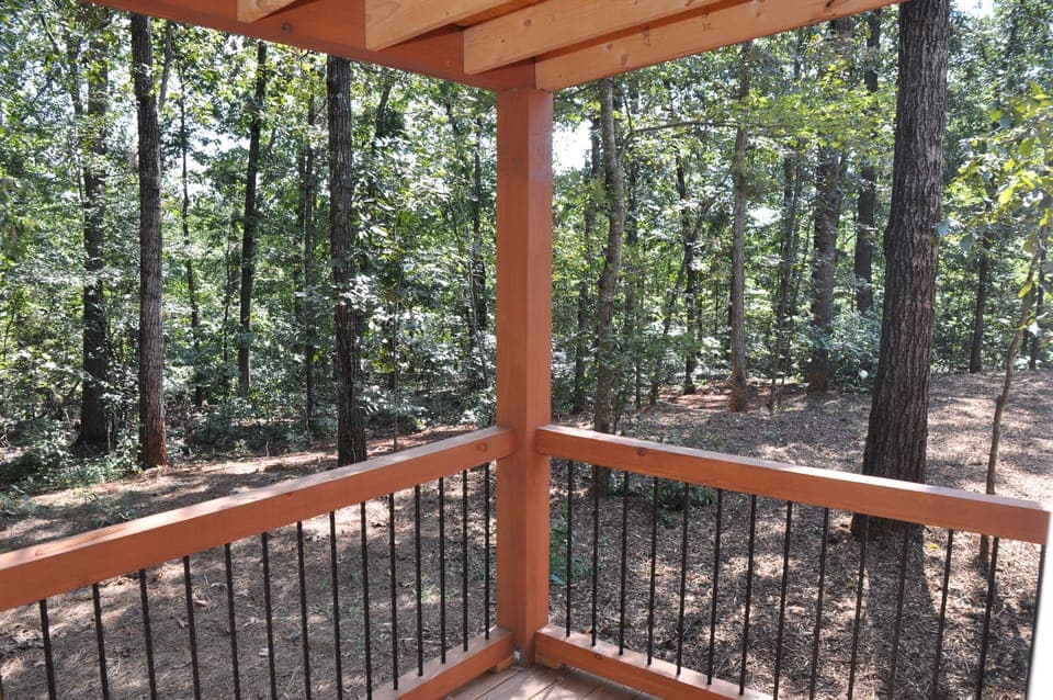 View from the back porch