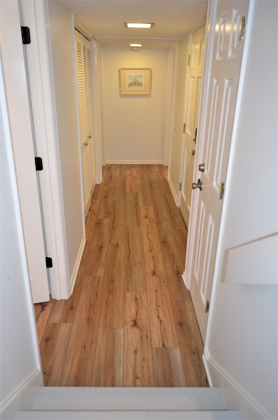 Ground level hallway