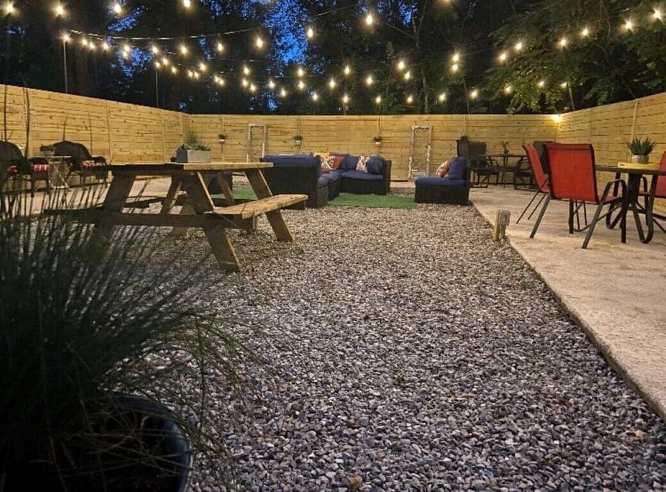 Outdoor courtyard