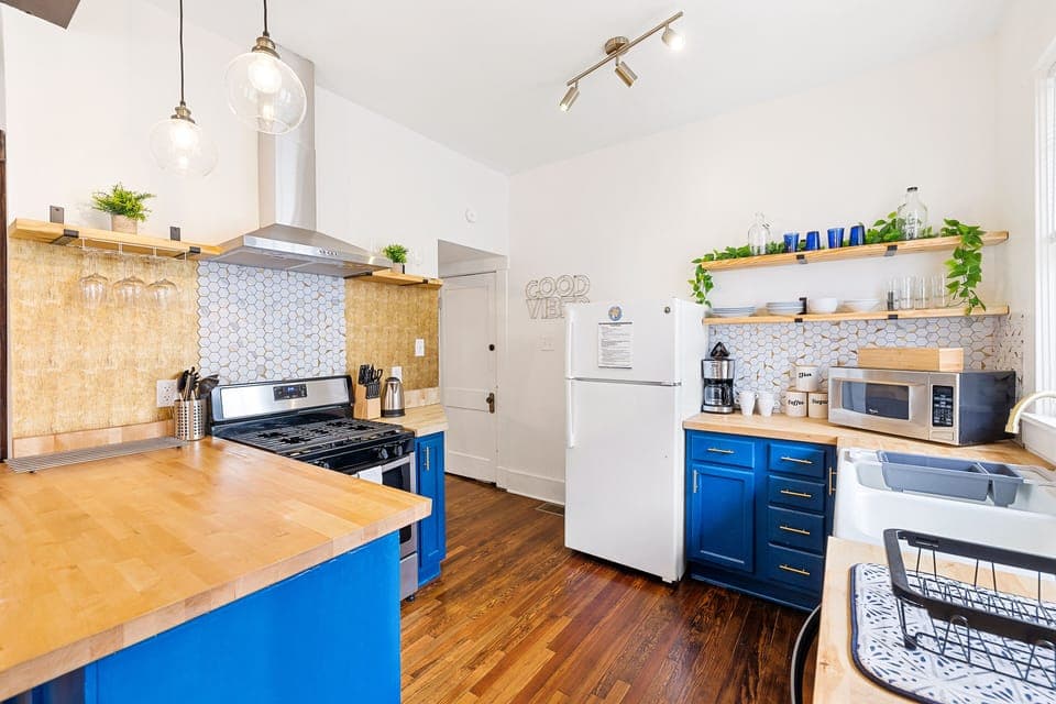 The Blue Suede Kitchen- Stocked with all the kitchen essentials