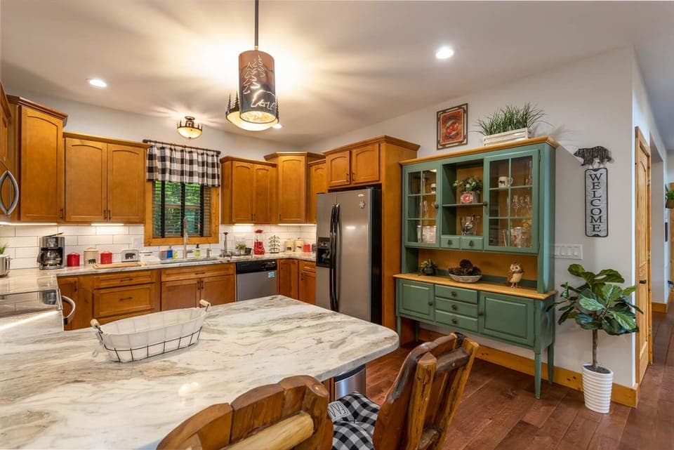 Spacious kitchen