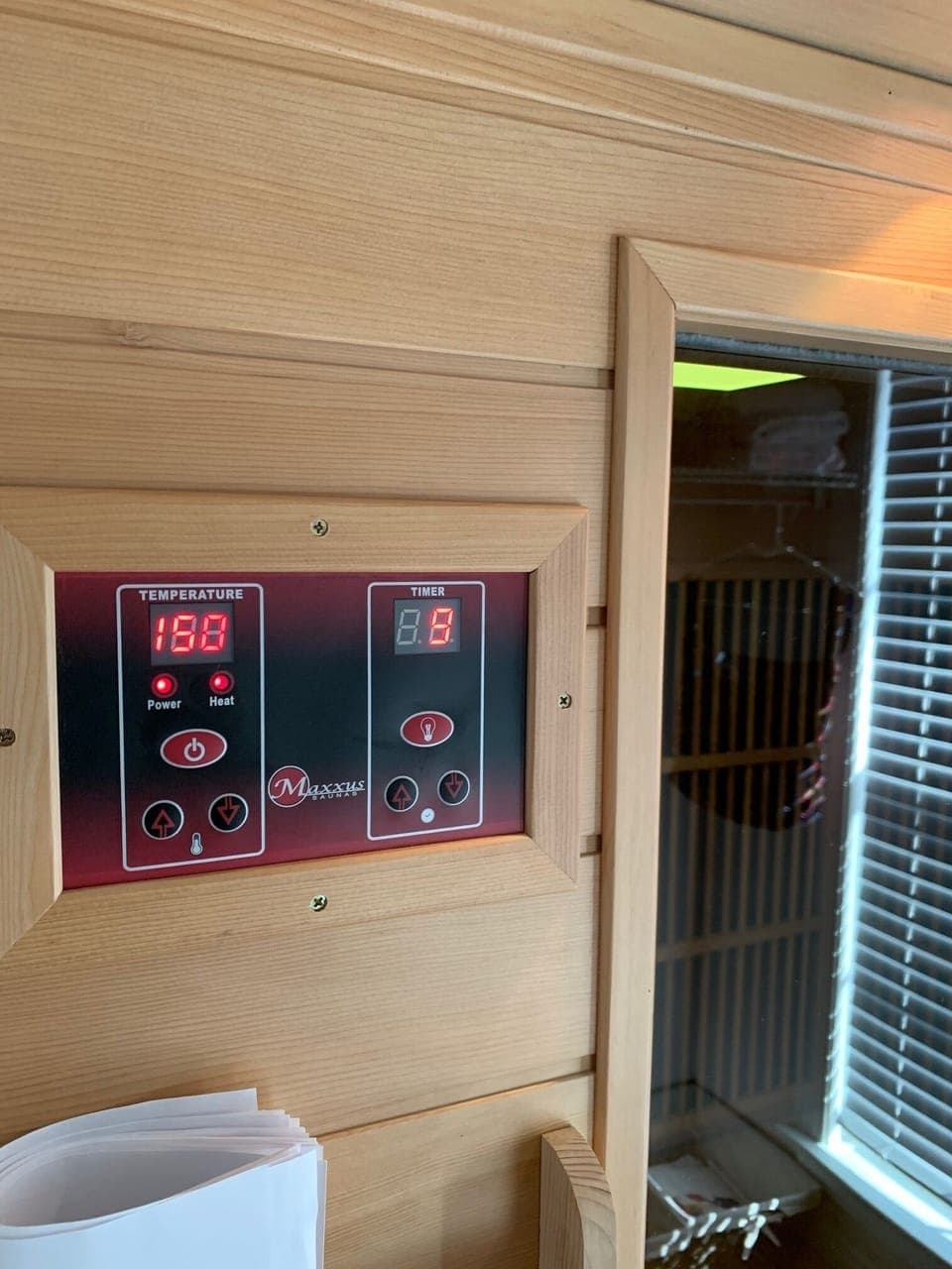 Master Bath 3 Person Carbon Fiber Infrared Heaters with premium sound system.