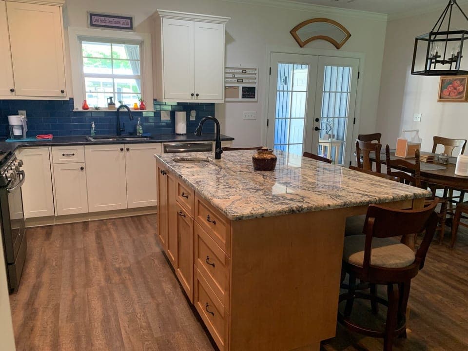 Kitchen and Island