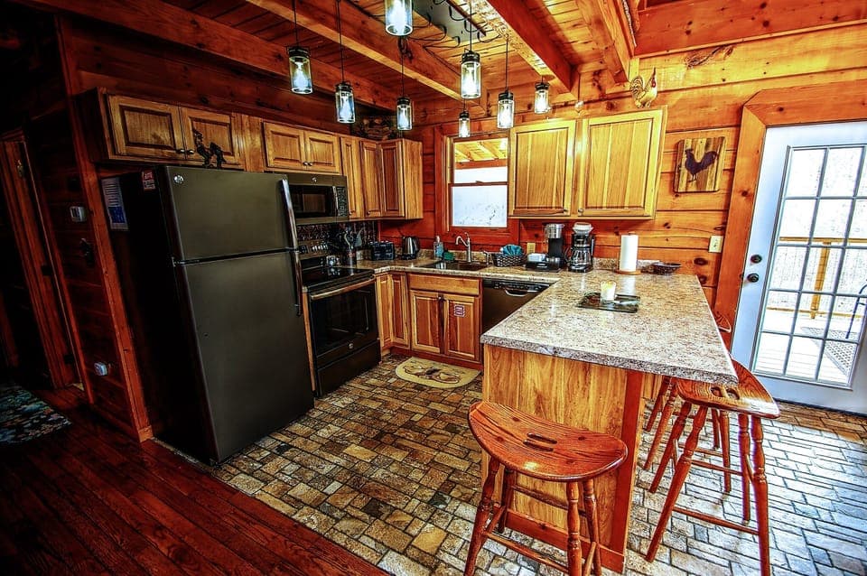 Another view of the kitchen